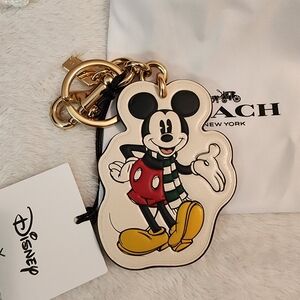 Coach Keychain Mickey Mouse